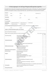 Anmeldeformular - Anamnese / Pflegegrad (DIN A4) 1007024512
