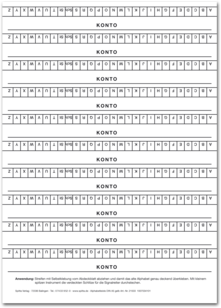 Alphabetleiste für DIN A5-Karteikarte (selbstklebend) 1007034100