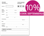 Anschriftenblatt für DIN A5-Karteikarte (selbstklebend) 1007034200 Anschriftenblatt für DIN A5-Karteikarte (selbstklebend) 1007034200